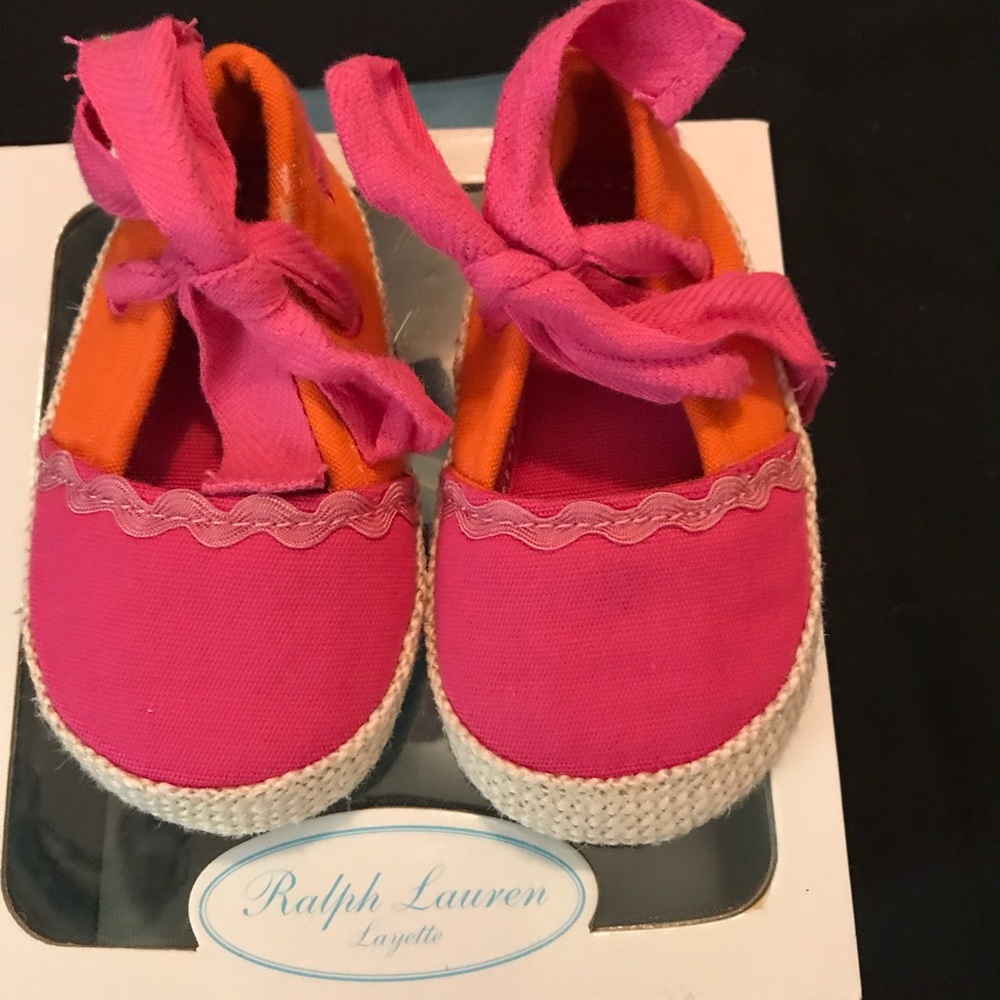 Baby girl lace up shoes